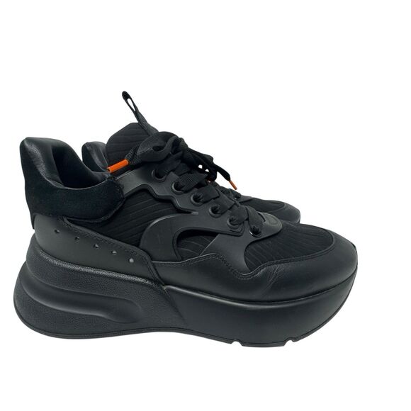 Alexander McQueen Men\'s Runner Size 40 EU/ 7 US Triple Black Or Womens 10 main image 8